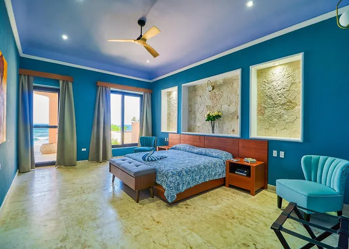 Luxury 7 Bedroom Oceanfront At Hacienda Tankah With Infinity Pool & Premium Hospitality