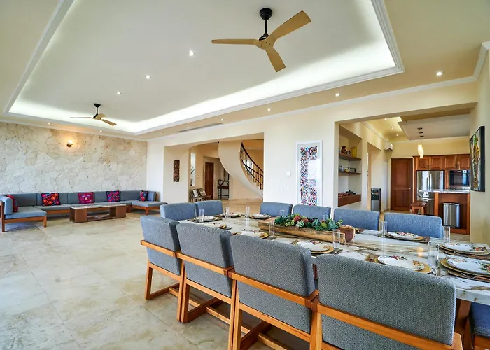 Pousada Luxury 7 Bedroom Oceanfront At Hacienda Tankah With Infinity Pool & Premium Hospitality