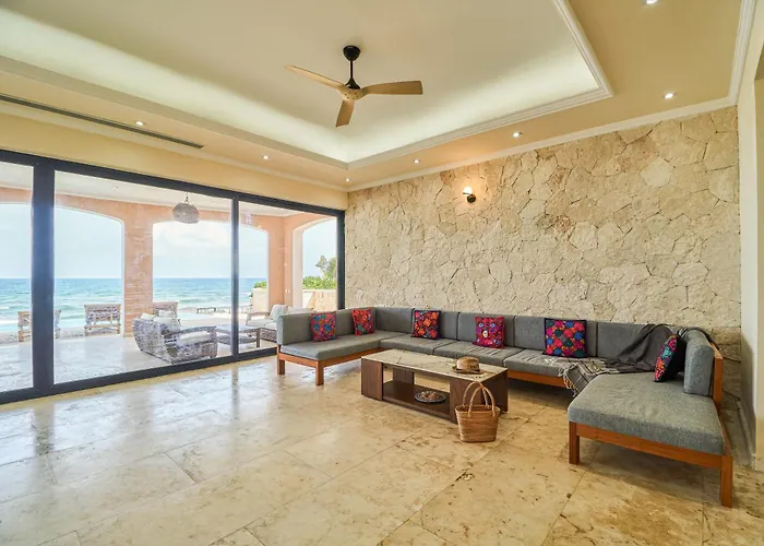 Luxury 7 Bedroom Oceanfront At Hacienda Tankah With Infinity Pool & Premium Hospitality * Tulum