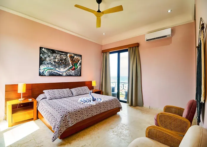 Luxury 7 Bedroom Oceanfront At Hacienda Tankah With Infinity Pool & Premium Hospitality Pousada