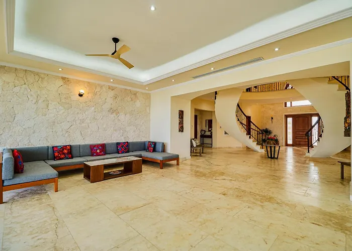 Pousada Luxury 7 Bedroom Oceanfront At Hacienda Tankah With Infinity Pool & Premium Hospitality *
