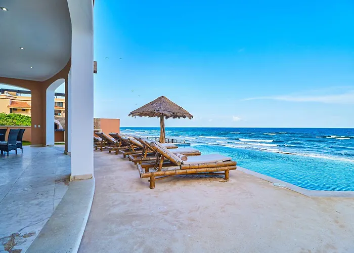 Luxury 7 Bedroom Oceanfront At Hacienda Tankah With Infinity Pool & Premium Hospitality Pousada Tulum