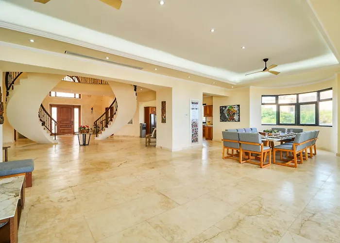 Luxury 7 Bedroom Oceanfront At Hacienda Tankah With Infinity Pool & Premium Hospitality *
