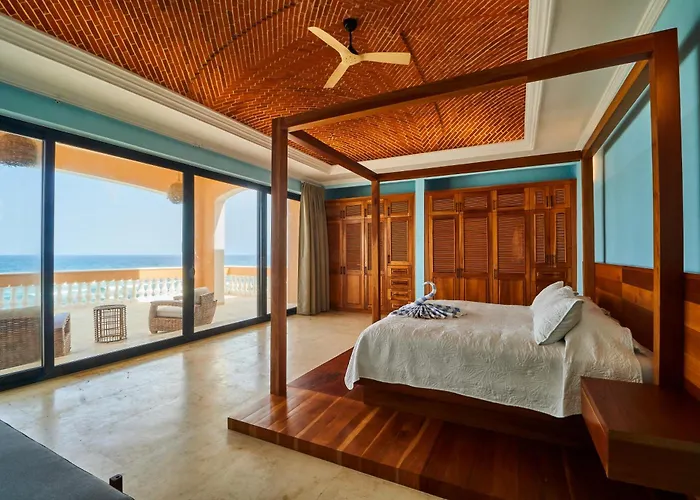 Pousada Luxury 7 Bedroom Oceanfront At Hacienda Tankah With Infinity Pool & Premium Hospitality *