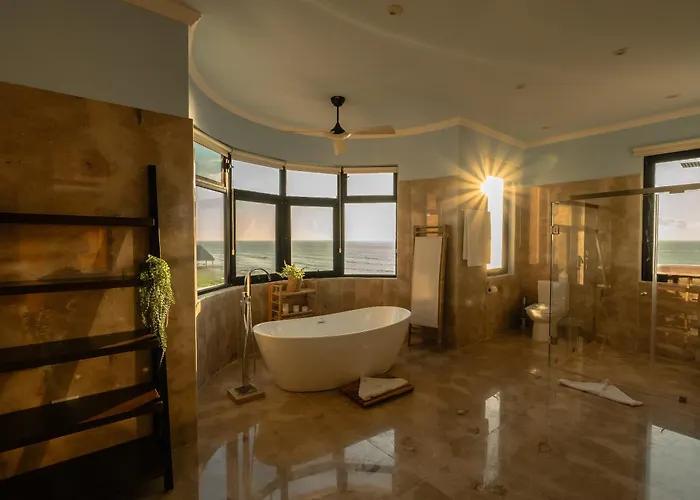 Luxury 7 Bedroom Oceanfront At Hacienda Tankah With Infinity Pool & Premium Hospitality